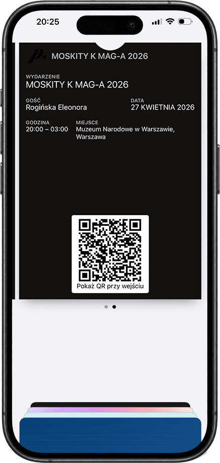 Przepustka Paper RSVP w Apple Wallet